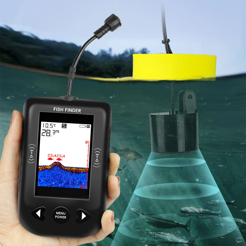 Alarm 100M Portable Sonar Fish - Fish Finder Transducer recension och pris
