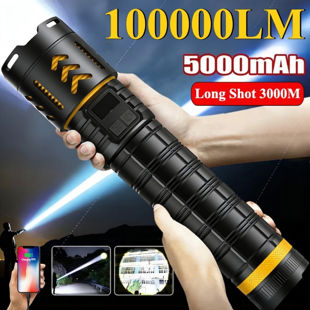 High Power LED Flashlight Zoom - Fishing Light recension och pris