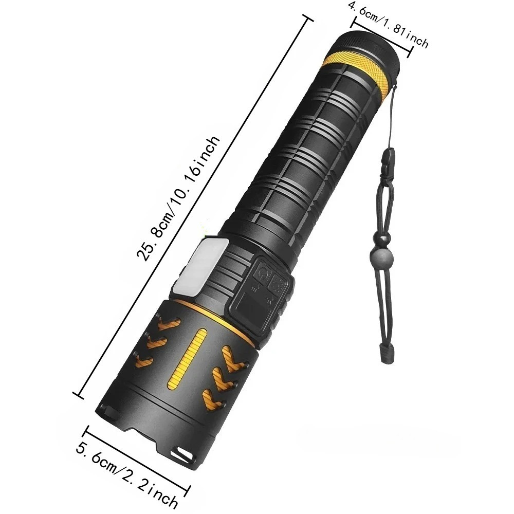 High Power LED Flashlight Zoom - Fishing Light recension och pris