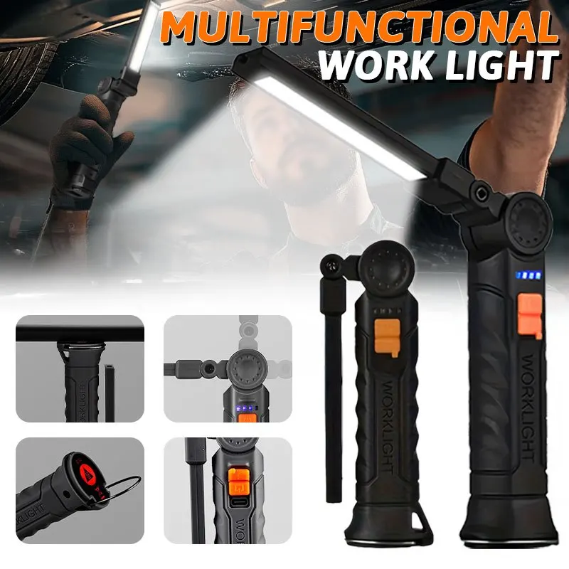 Rechargeable Magnetic Work Lig - Fishing Light recension och pris