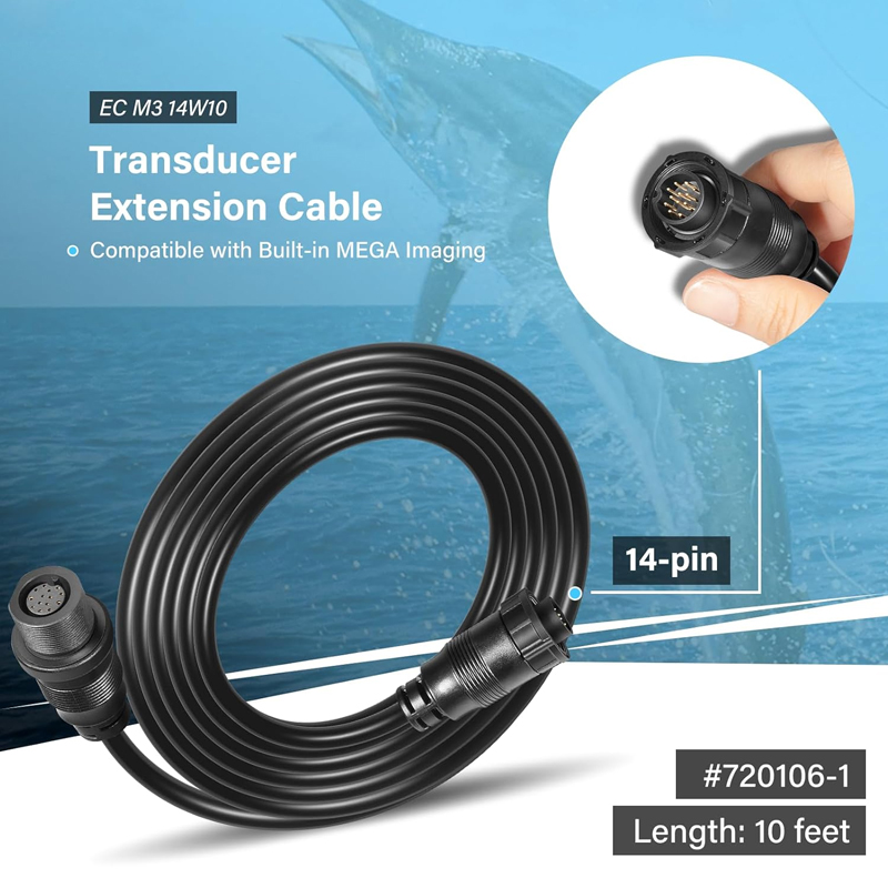 Transducer Extension Cable 10F - Fish Finder Transducer recension och pris
