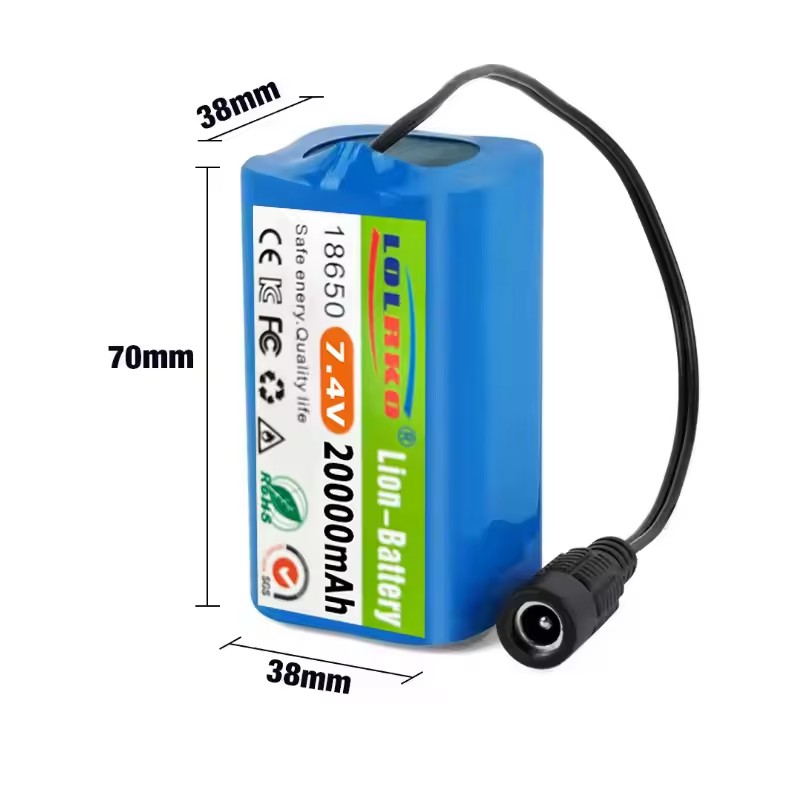7.4V 20000mAh Battery with USB - Fish Finder Charger recension och pris