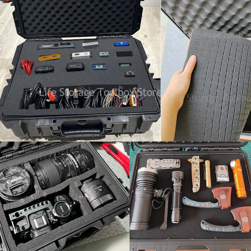 Large Tool Box ABS Waterproof  - Fish Finder Case recension och pris