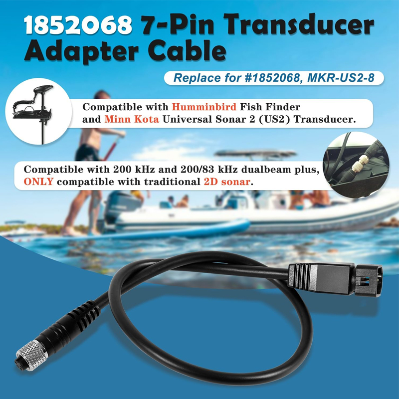 1852068 MKR-US2-8 7-Pin Adapte - Fish Finder Transducer recension och pris