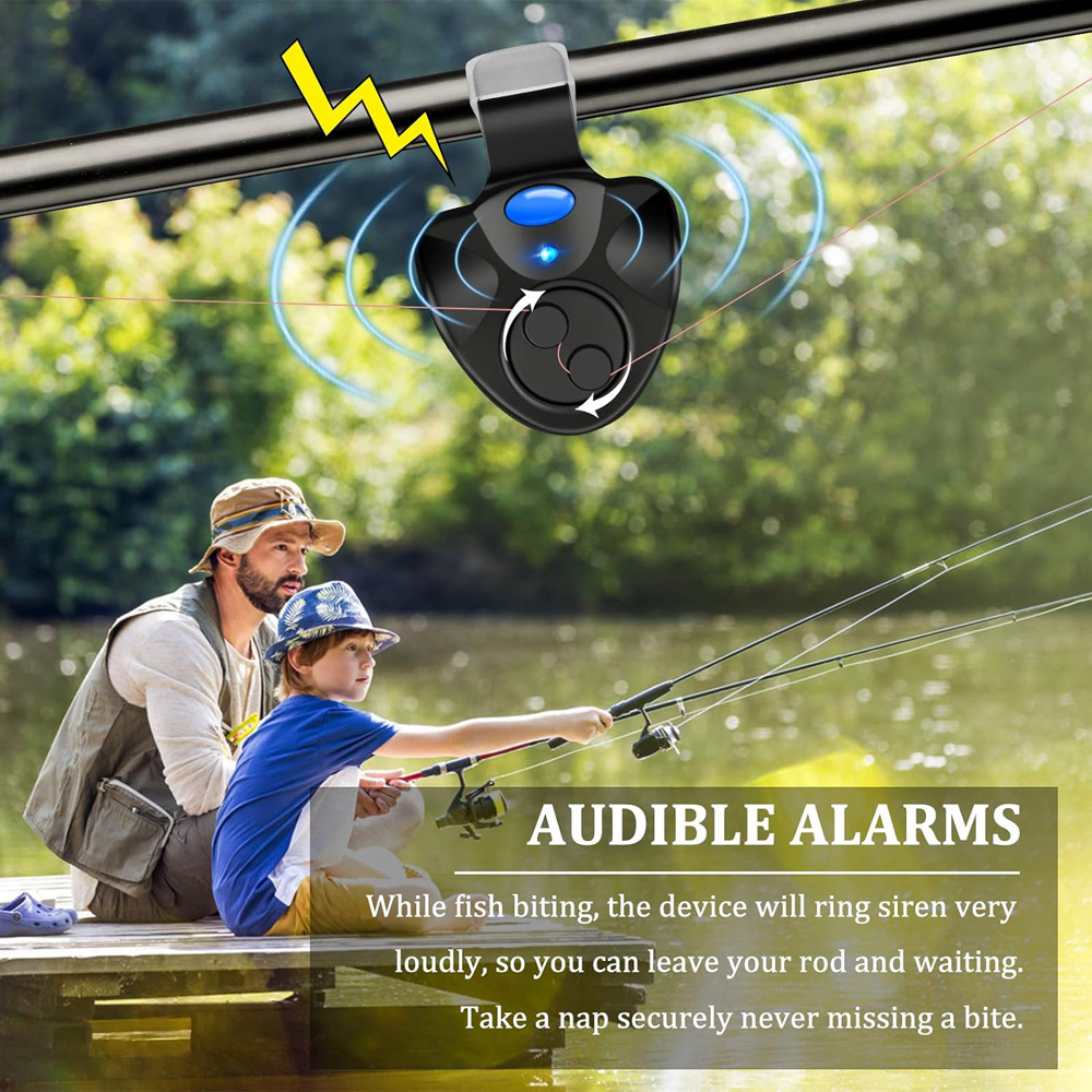 Carp Fishing Clip Set Rod Elec - Bite Alarm recension och pris