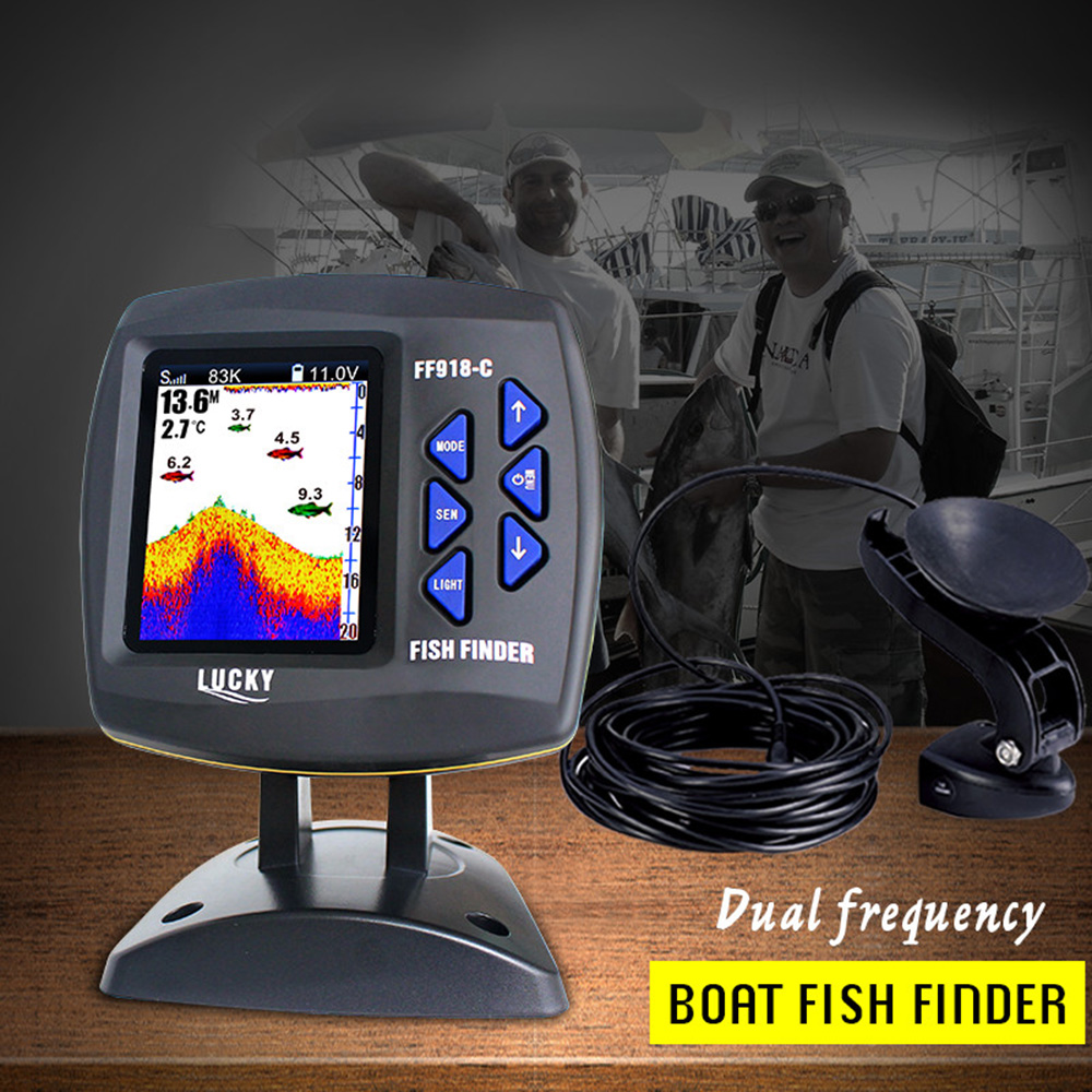 FF918-C100DS Color Screen Wire - Fish Finder Transducer recension och pris