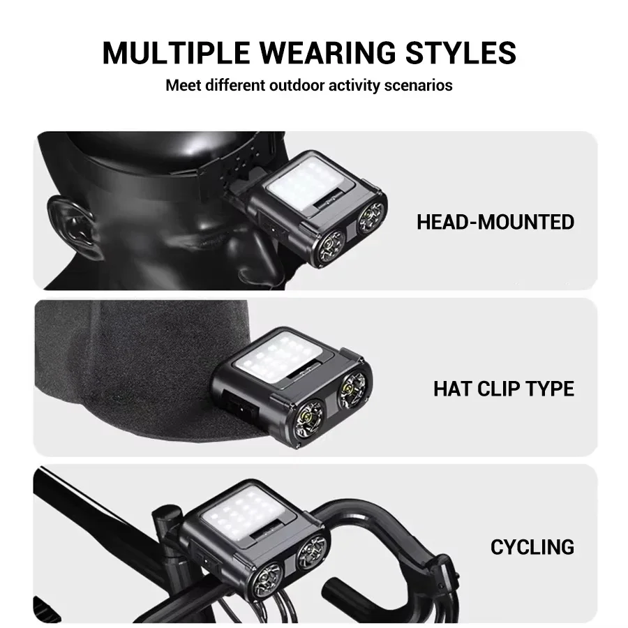 Sensor COB LED Headlamp Cap Cl - Fishing Light recension och pris