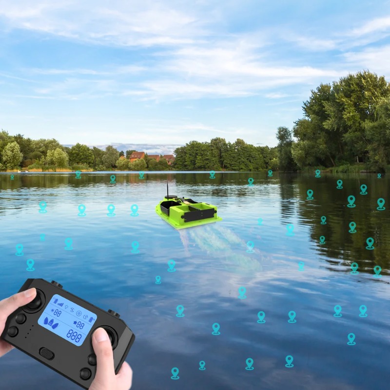 D19 GPS RC Bait Boat 600M 4 Ho - Fishing Gps recension och pris
