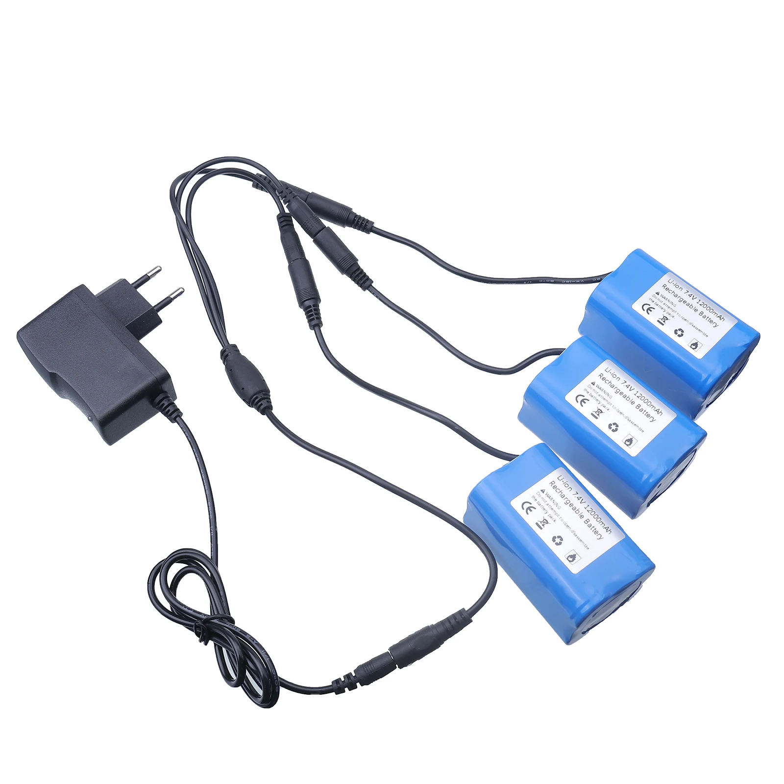 7.4V 12000mAh Battery with USB - Fish Finder Charger recension och pris
