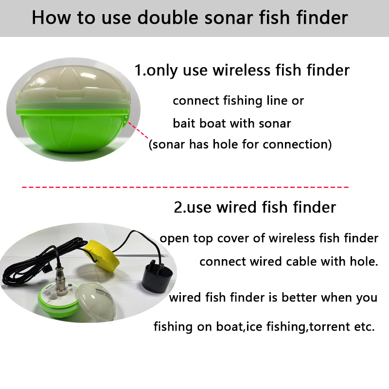 Portable Bluetooth Wireless So - Fishing Depth Finder recension och pris