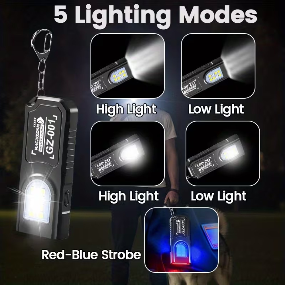 Mini COB LED Keychain Flashlig - Fishing Light recension och pris